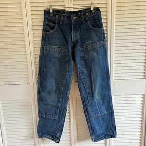 Mens Prison Blues denim work pants